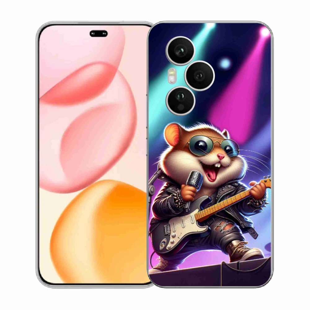 Gelový kryt mmCase na Honor 400 Pro - křeček rocker