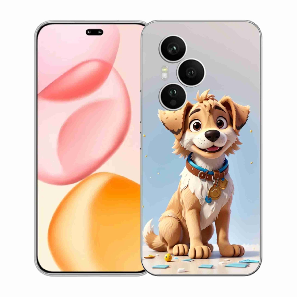 Gelový kryt mmCase na Honor 400 Pro - kreslené štěně