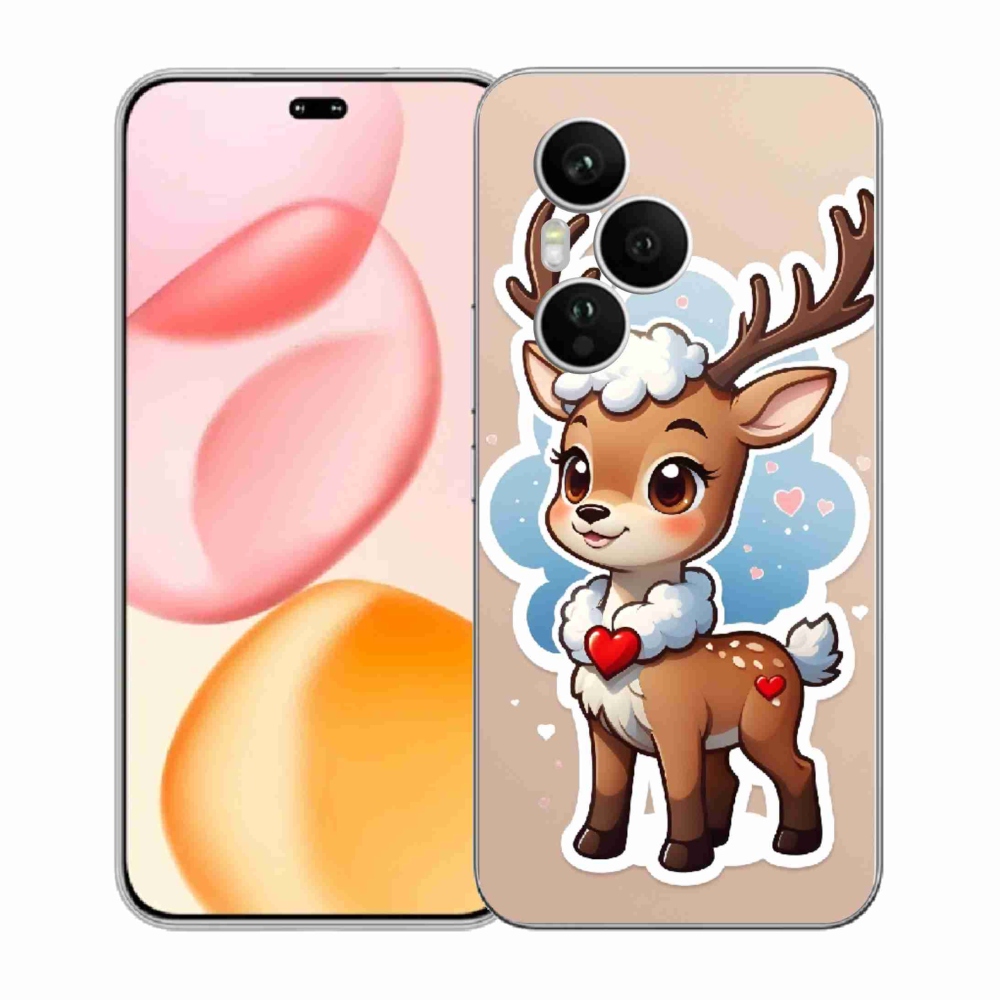 Gelový kryt mmCase na Honor 400 Pro - kreslený sob