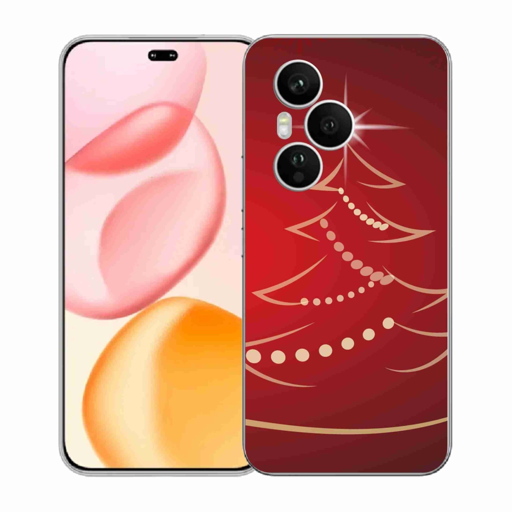 Gelový kryt mmCase na Honor 400 Pro - kreslený vánoční stromek