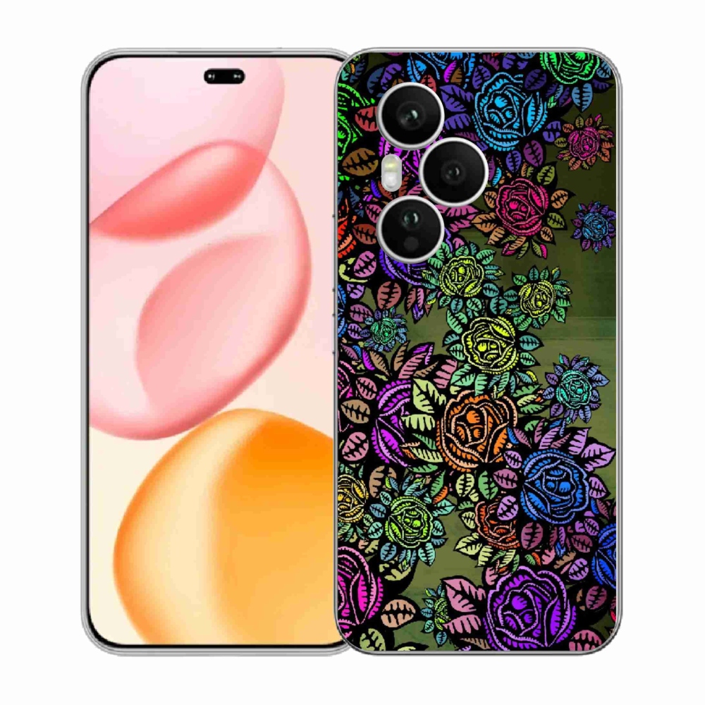 Gelový kryt mmCase na Honor 400 Pro - květiny 6