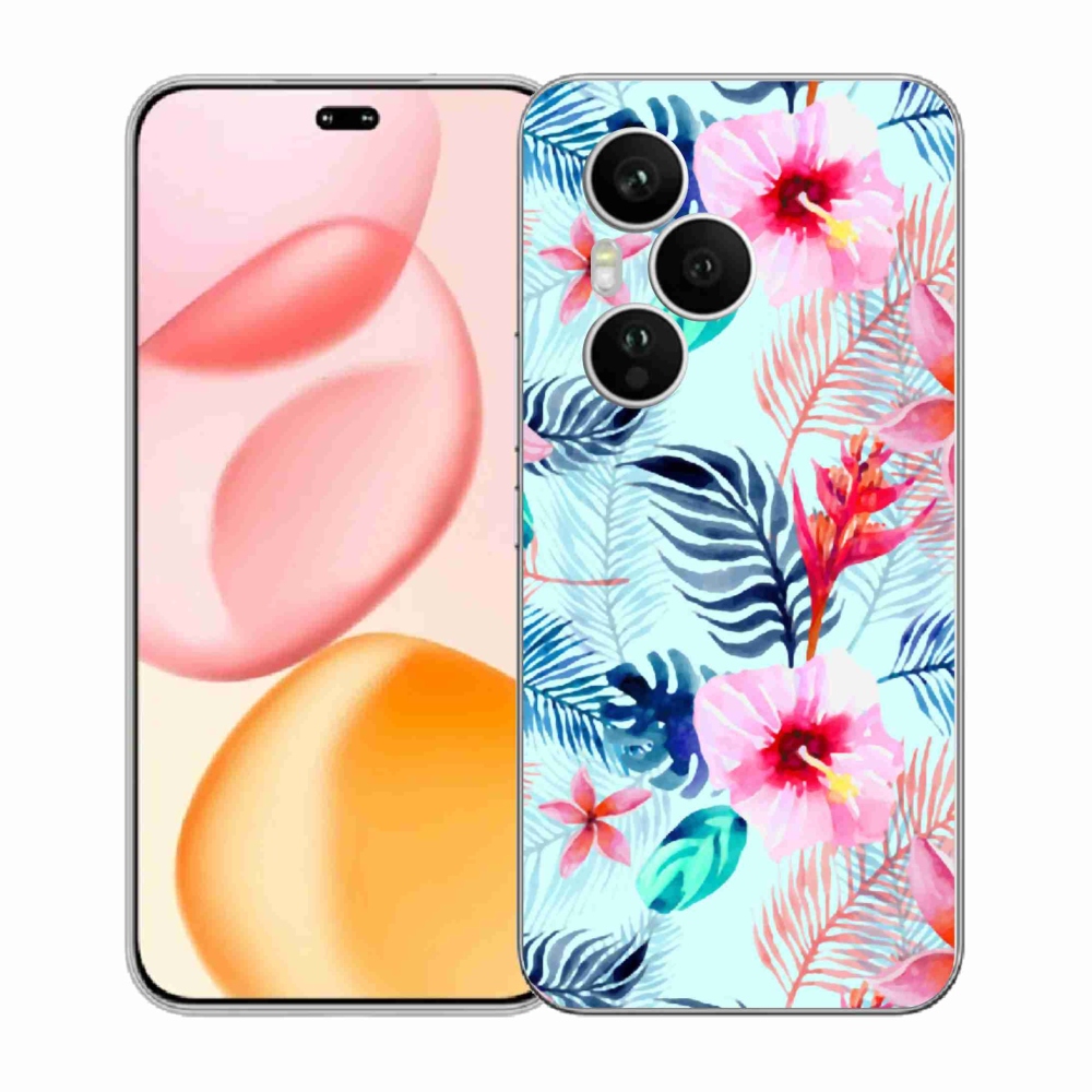 Gelový kryt mmCase na Honor 400 Pro - květiny