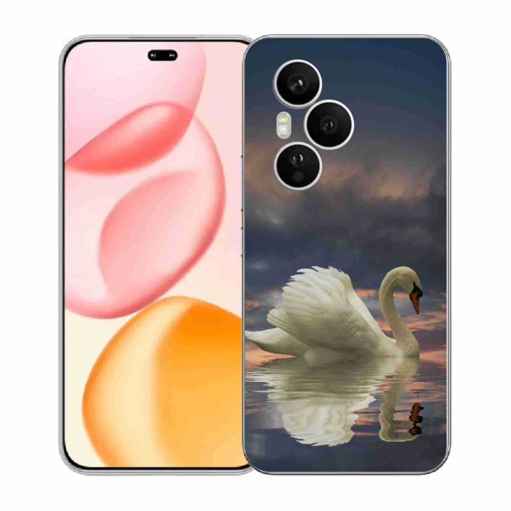 Gelový kryt mmCase na Honor 400 Pro - labuť