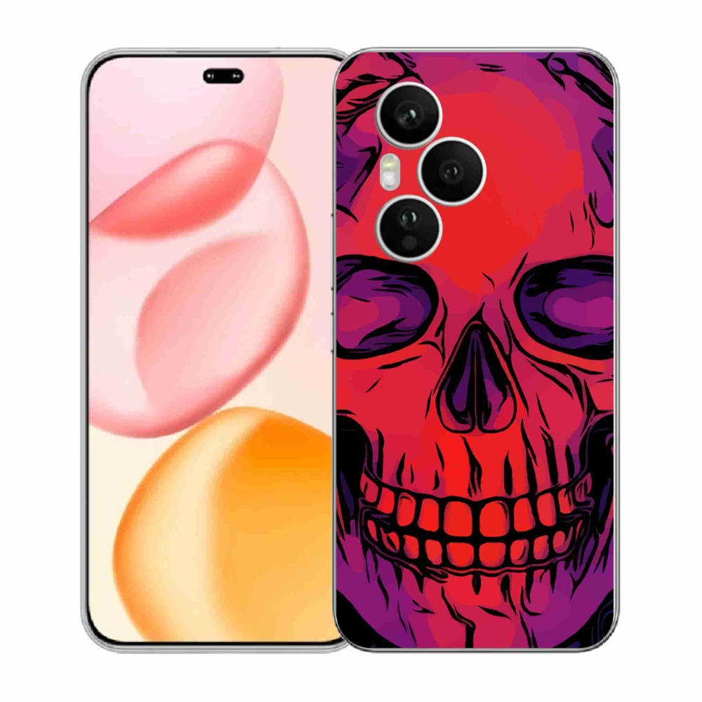 Gelový kryt mmCase na Honor 400 Pro - lebka