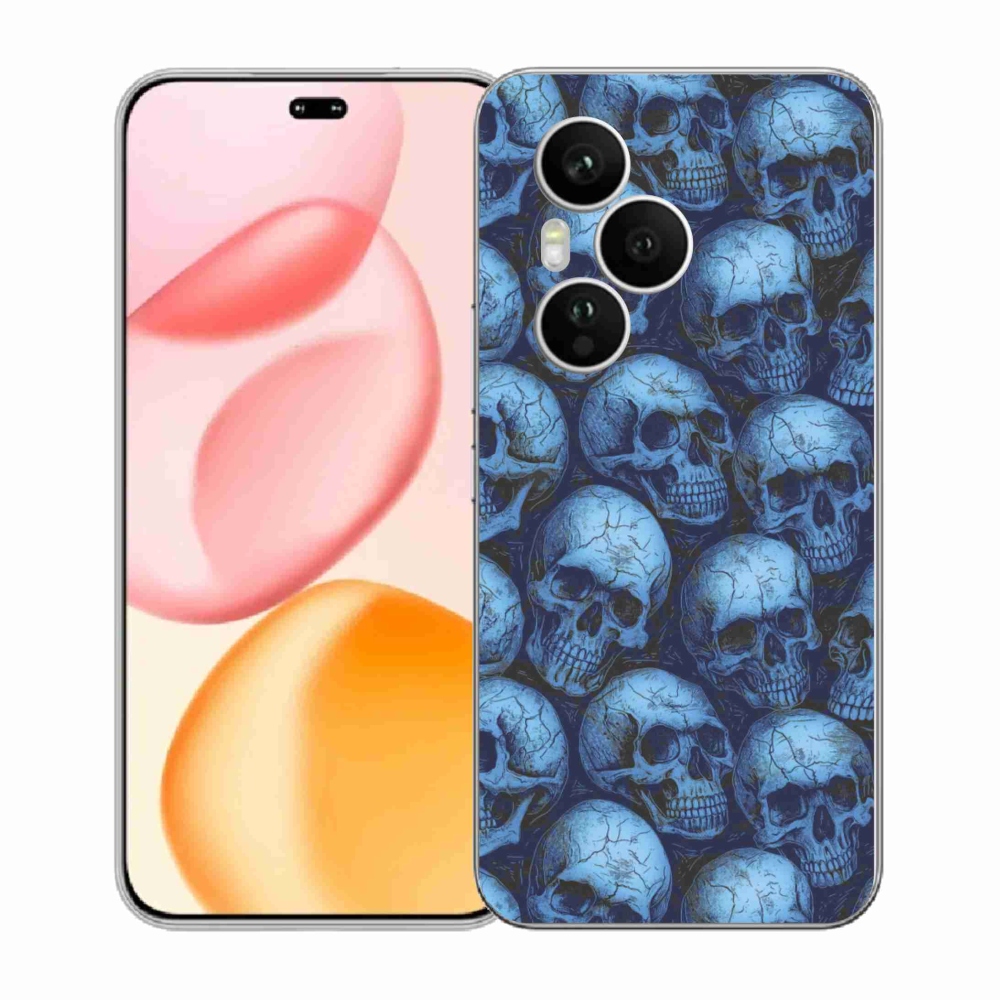 Gelový kryt mmCase na Honor 400 Pro - lebky