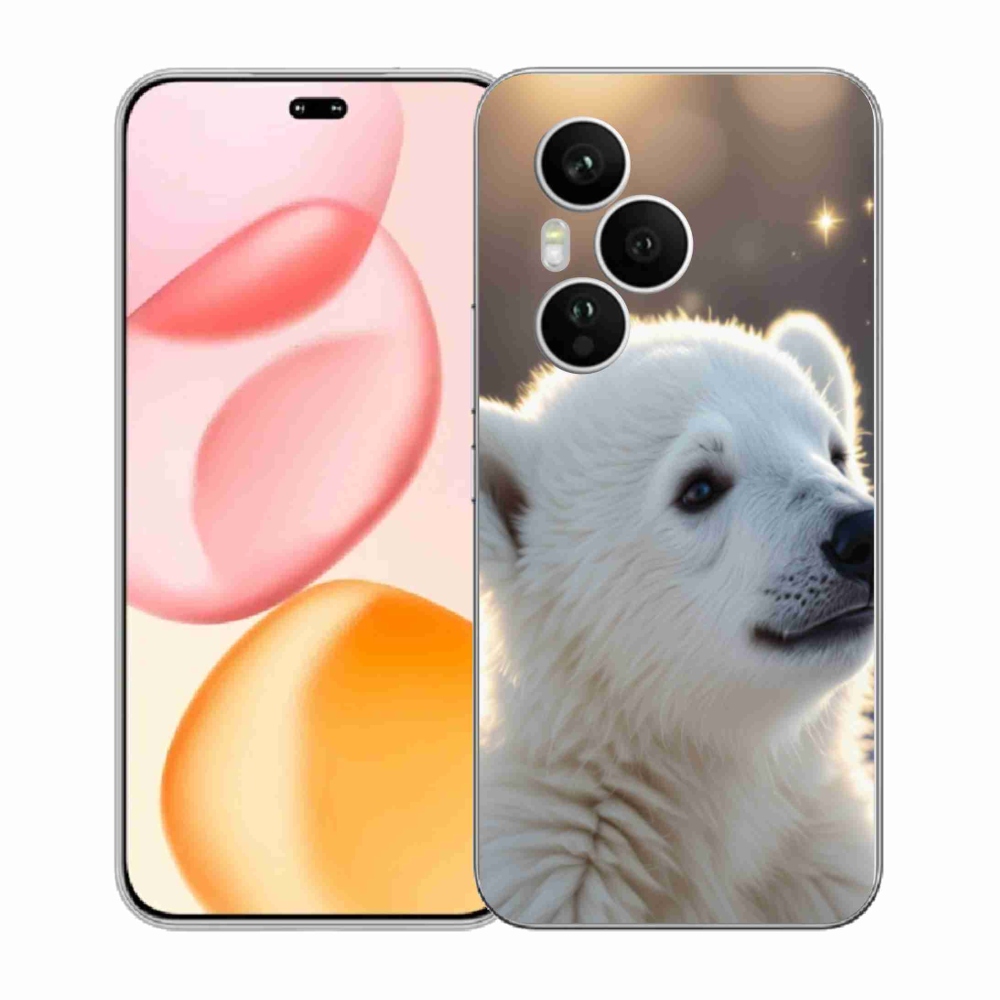 Gelový kryt mmCase na Honor 400 Pro - lední medvěd