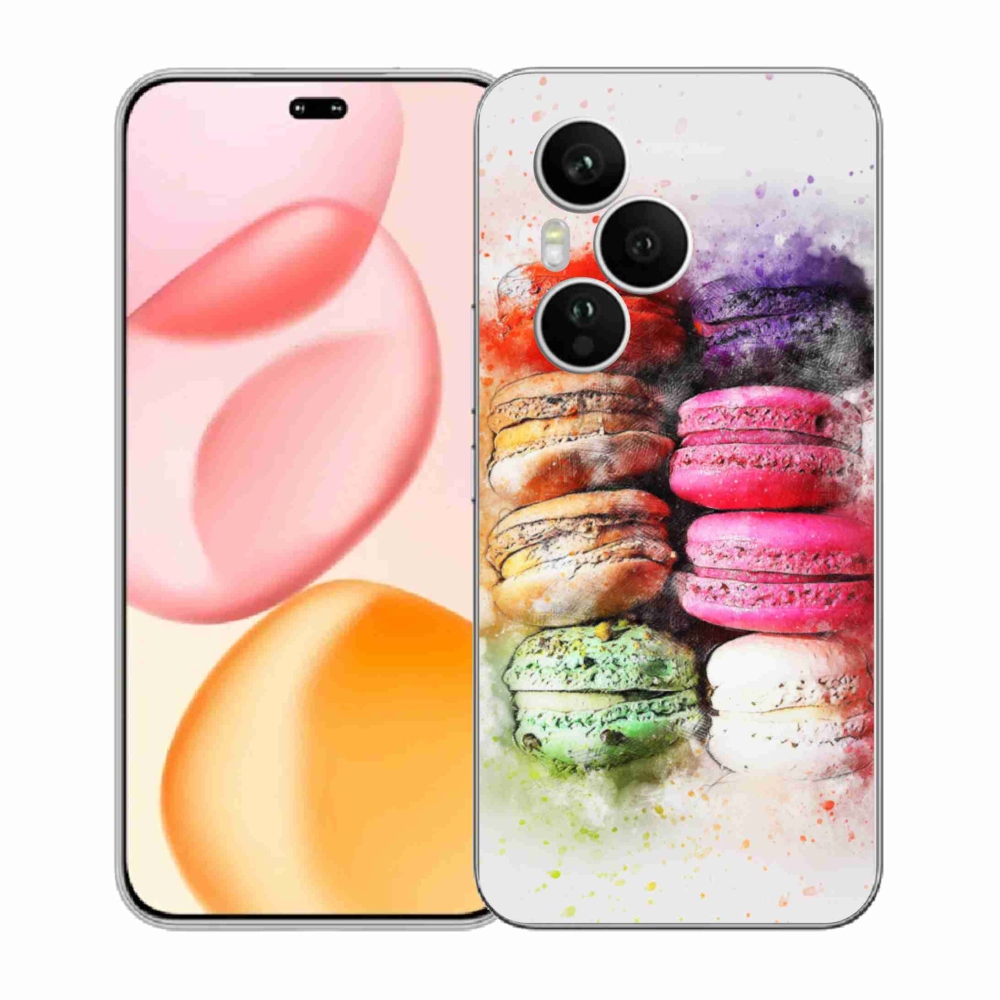 Gelový kryt mmCase na Honor 400 Pro - makrónky