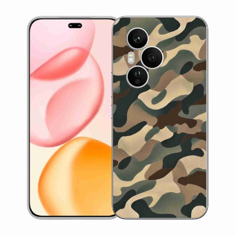 Gelový kryt mmCase na Honor 400 Pro - maskáčový vzor 11