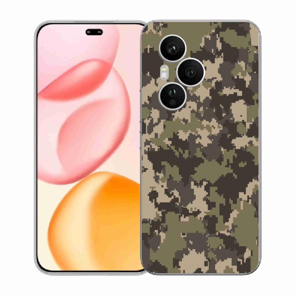 Gelový kryt mmCase na Honor 400 Pro - maskáčový vzor 12