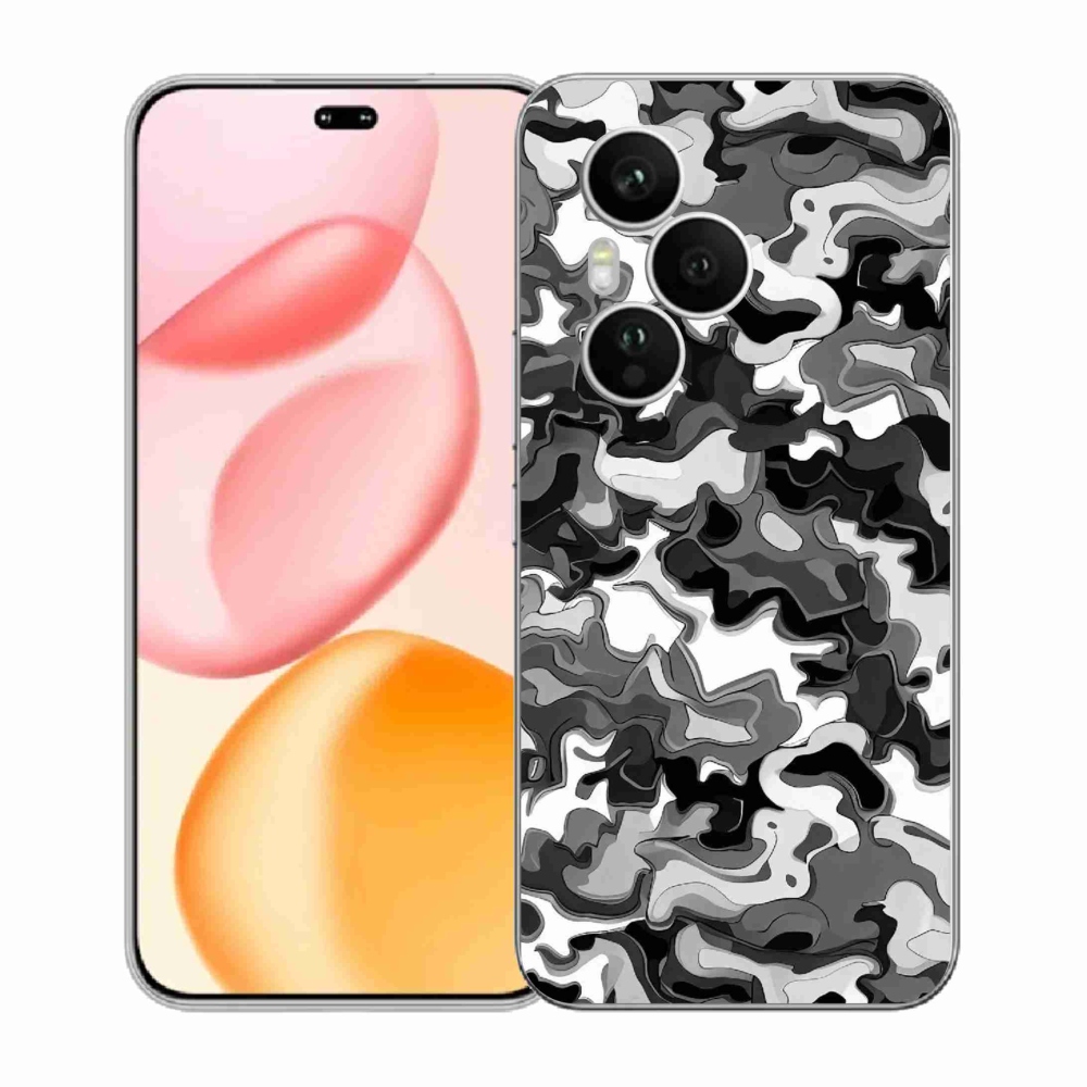 Gelový kryt mmCase na Honor 400 Pro - maskáčový vzor 3