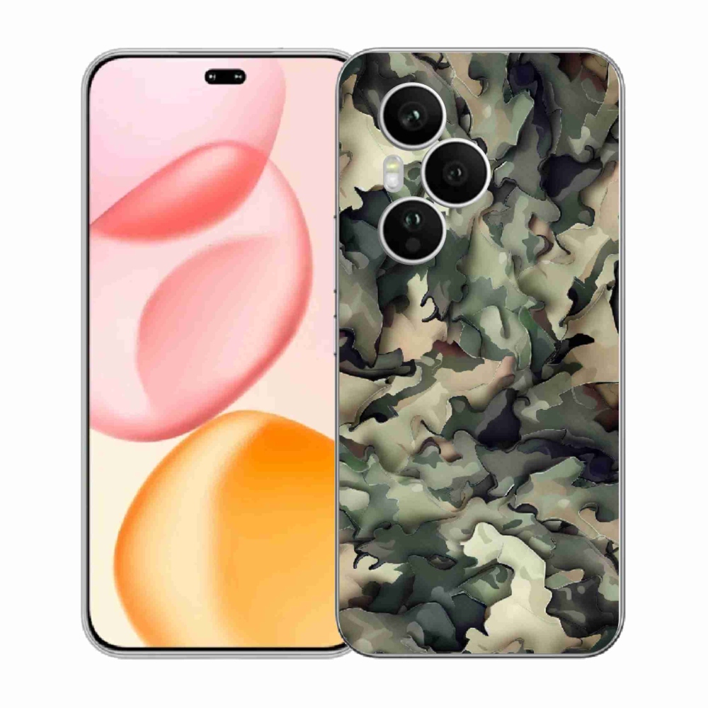 Gelový kryt mmCase na Honor 400 Pro - maskáčový vzor 9