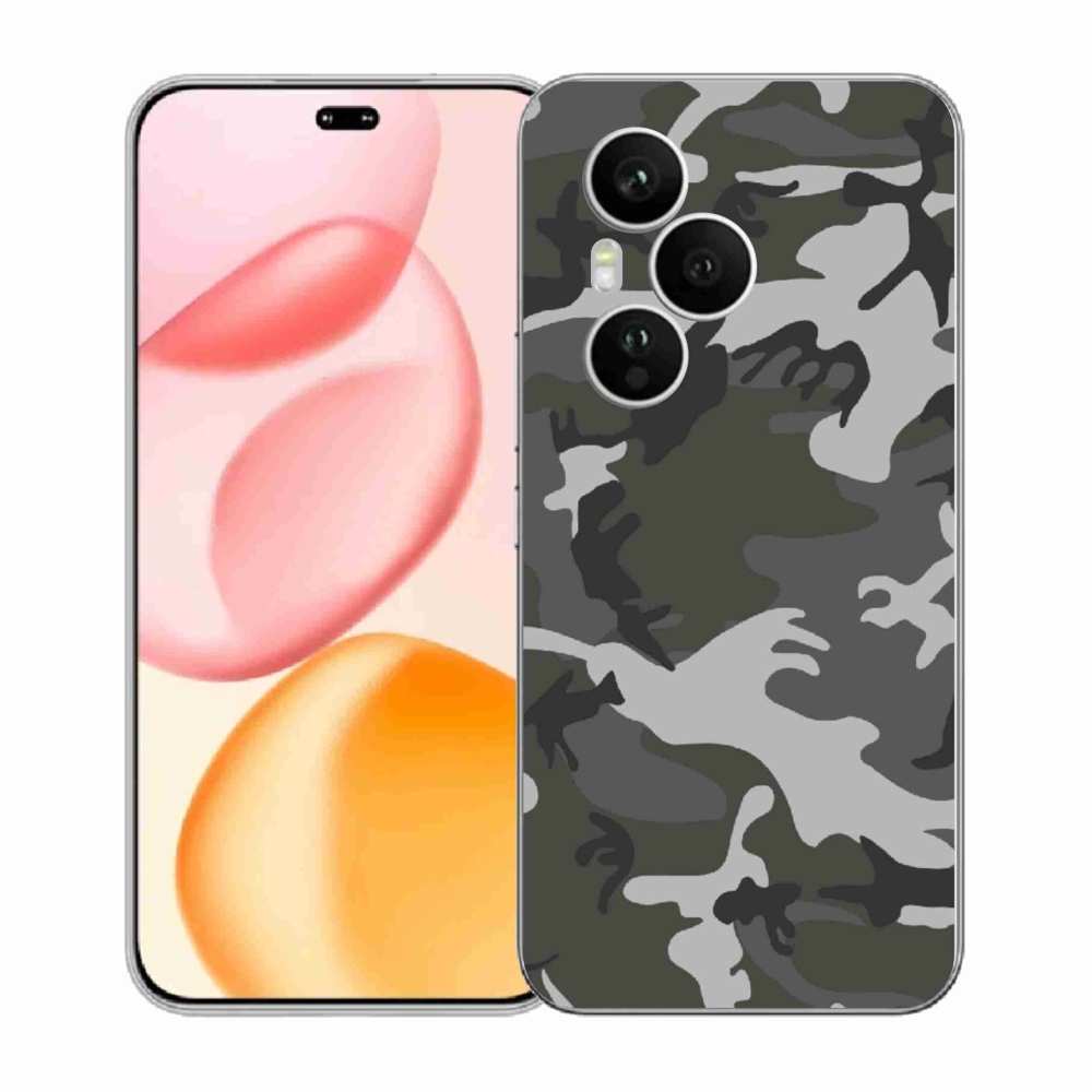 Gelový kryt mmCase na Honor 400 Pro - maskáčový vzor