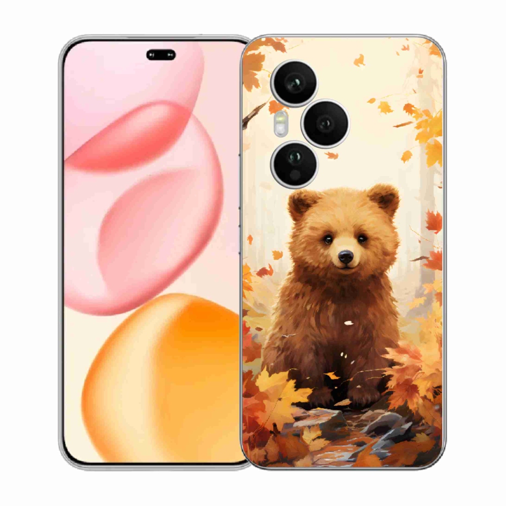 Gelový kryt mmCase na Honor 400 Pro - medvěd v lese
