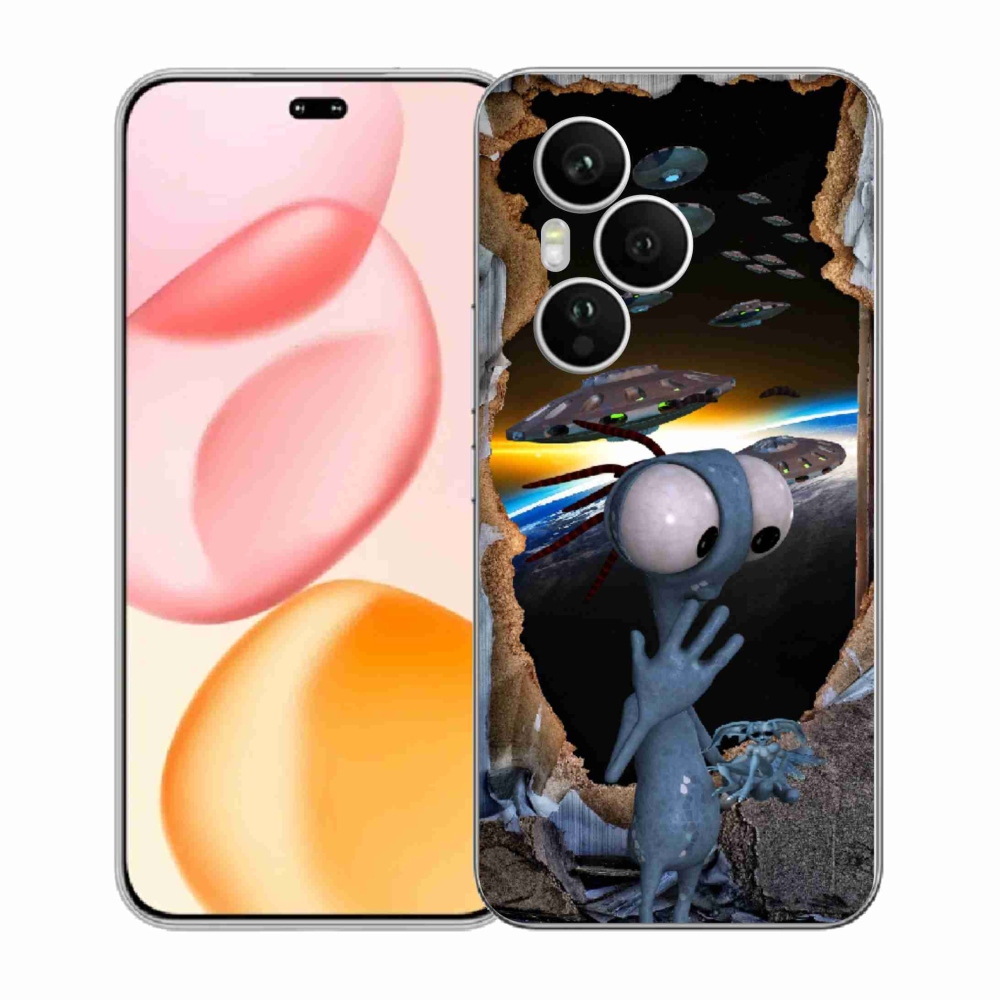 Gelový kryt mmCase na Honor 400 Pro - mimozemšťan