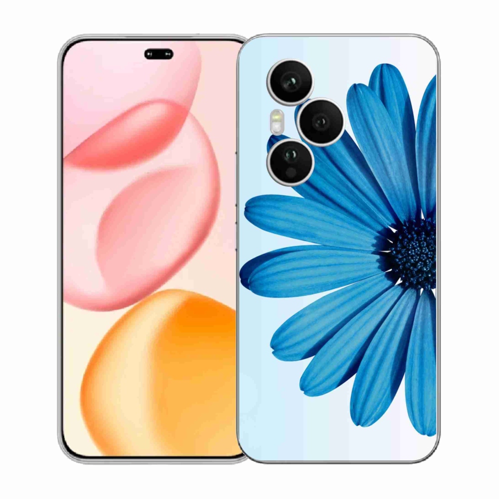 Gelový kryt mmCase na Honor 400 Pro - modrá kopretina