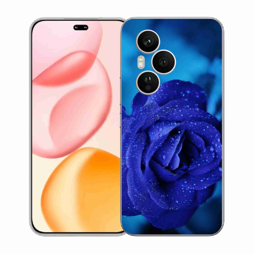 Gelový kryt mmCase na Honor 400 Pro - modrá růže