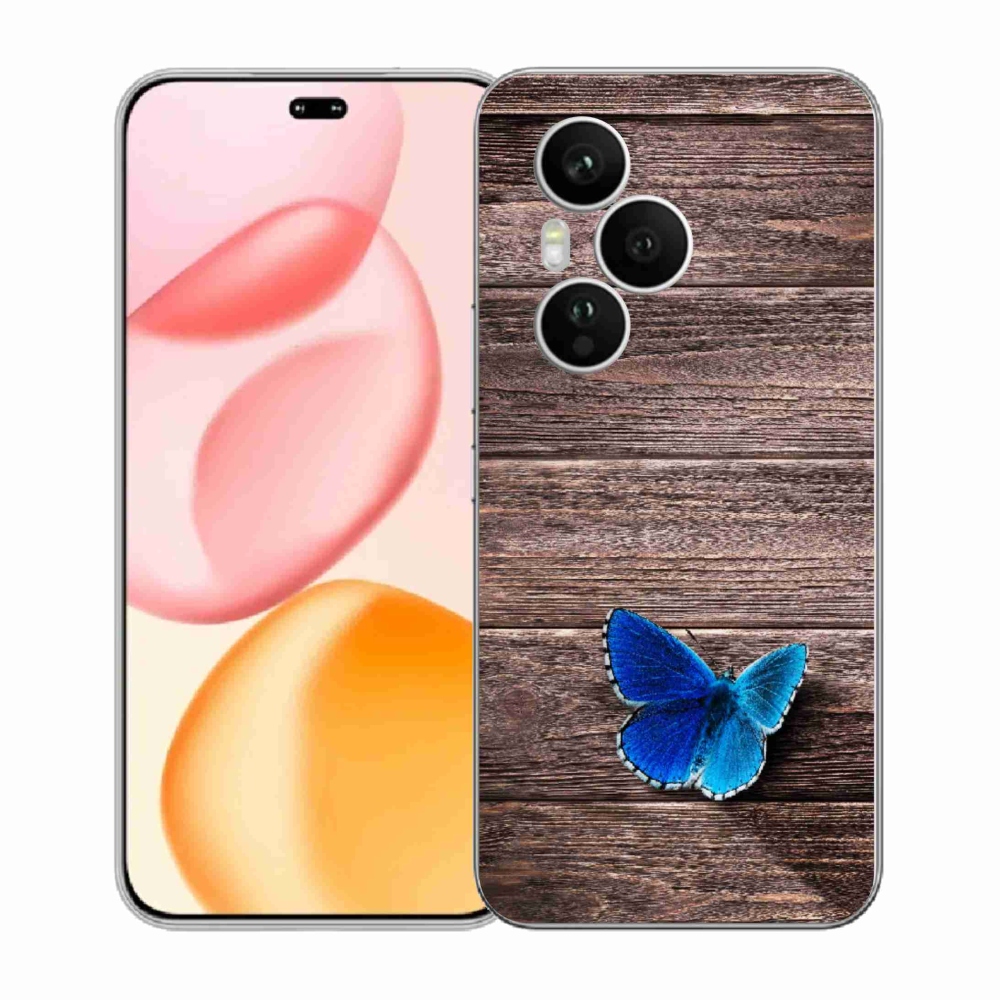 Gelový kryt mmCase na Honor 400 Pro - modrý motýl 1