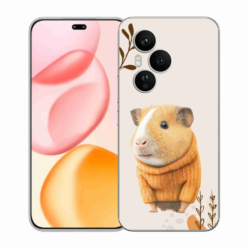 Gelový kryt mmCase na Honor 400 Pro - morče ve svetru