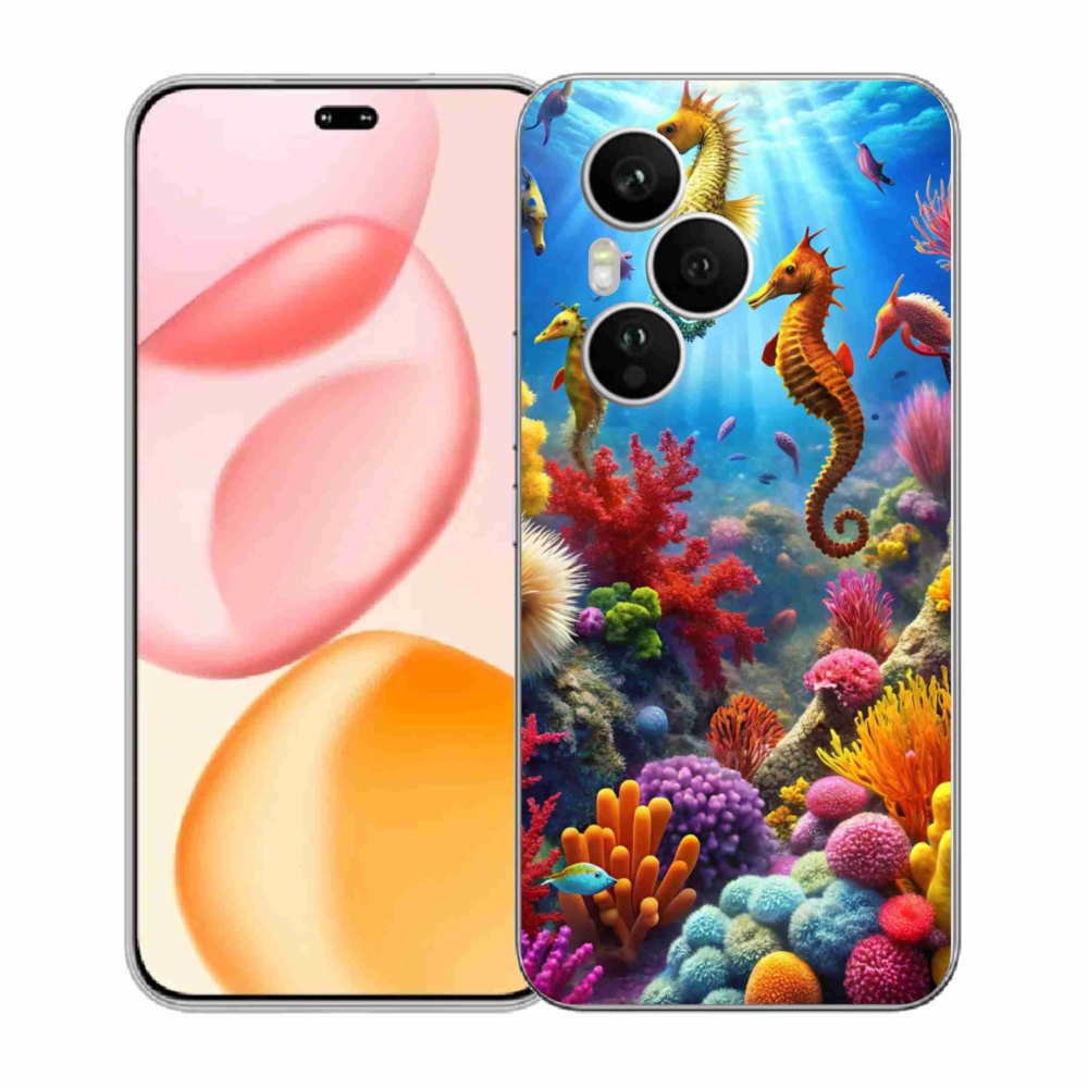 Gelový kryt mmCase na Honor 400 Pro - mořský svět 3