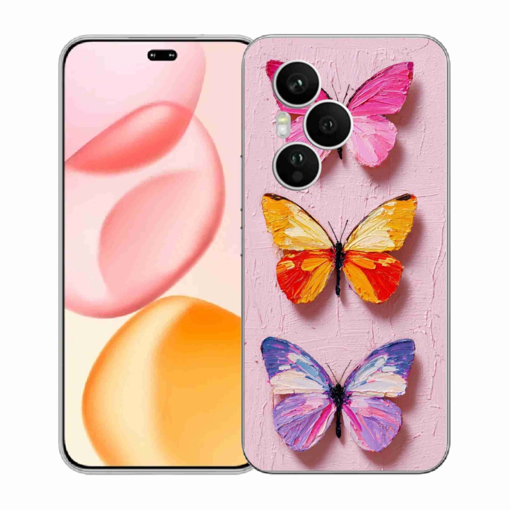 Gelový kryt mmCase na Honor 400 Pro - motýlí trojice