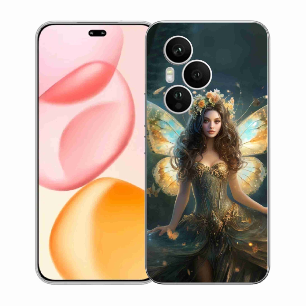 Gelový kryt mmCase na Honor 400 Pro - motýlí žena