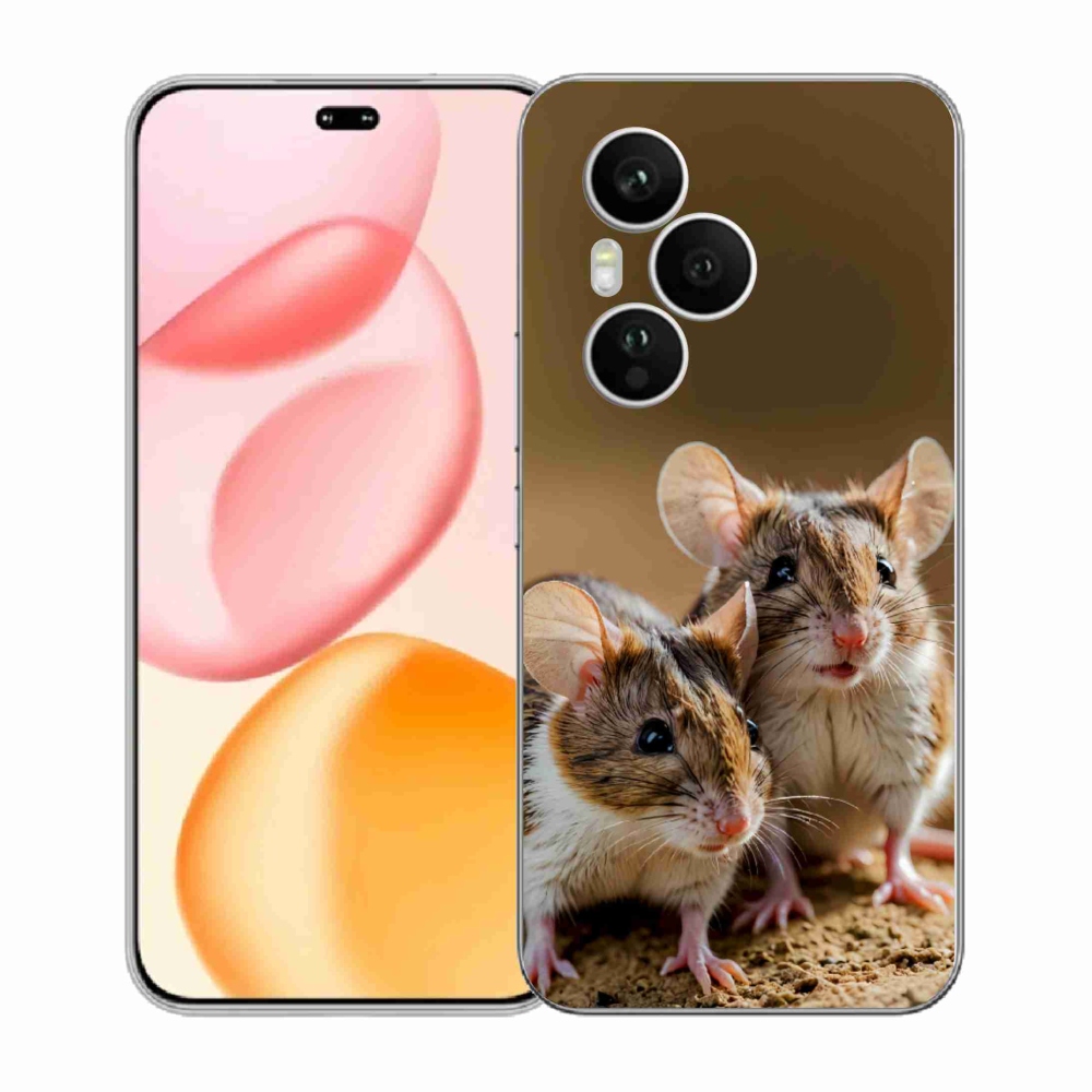 Gelový kryt mmCase na Honor 400 Pro - myší duo