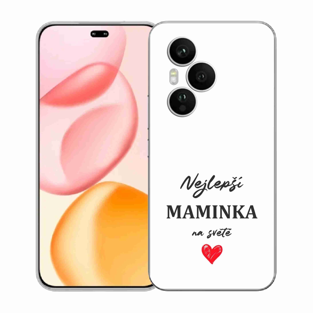 Gelový kryt mmCase na Honor 400 Pro - nejlepší maminka 1 bílé pozadí