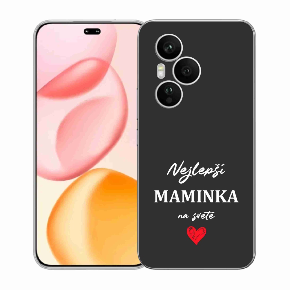 Gelový kryt mmCase na Honor 400 Pro - nejlepší maminka 1 černé pozadí