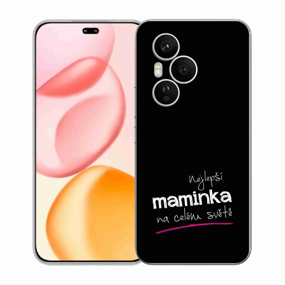 Gelový kryt mmCase na Honor 400 Pro - nejlepší maminka 4 černé pozadí