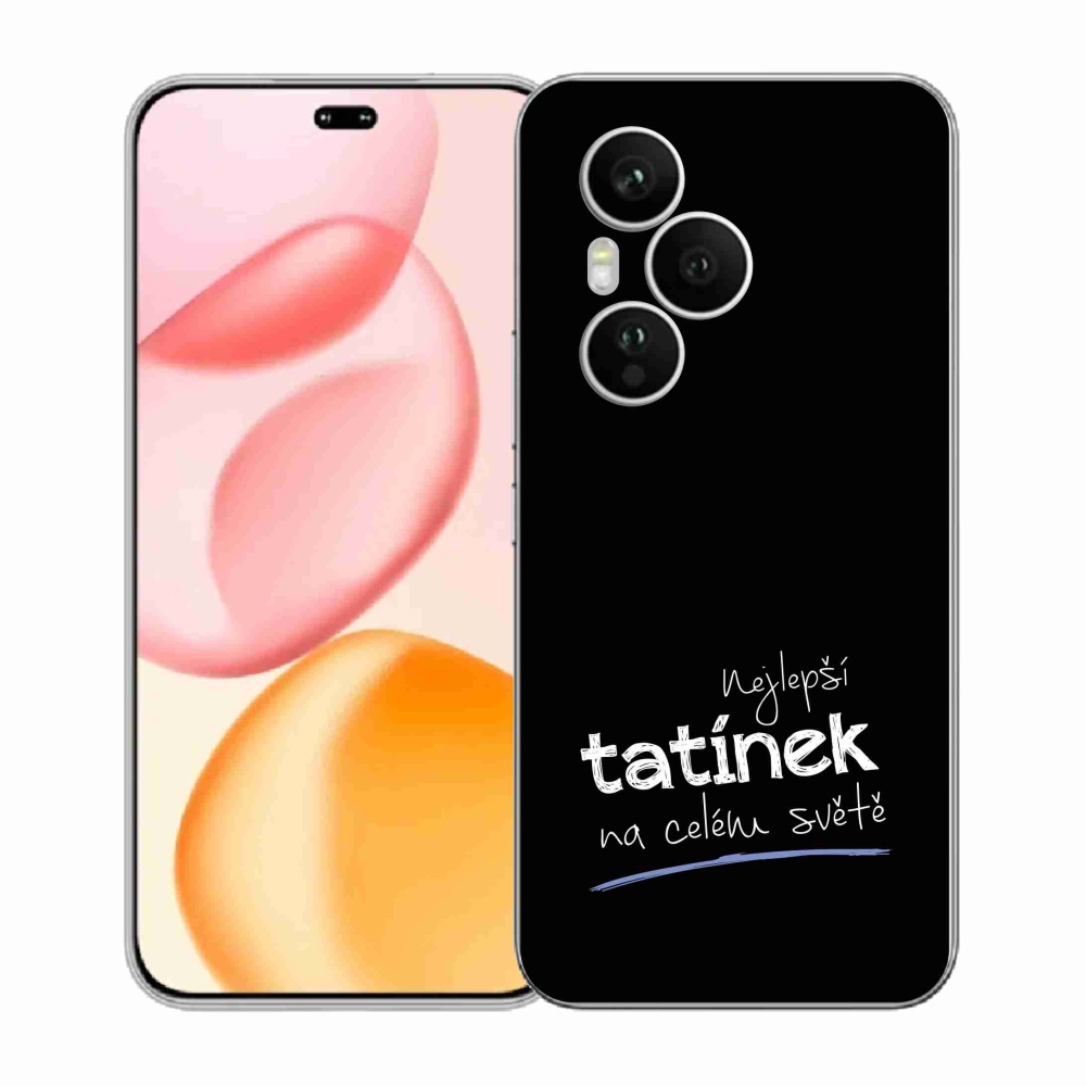 Gelový kryt mmCase na Honor 400 Pro - nejlepší tatínek 4 černé pozadí