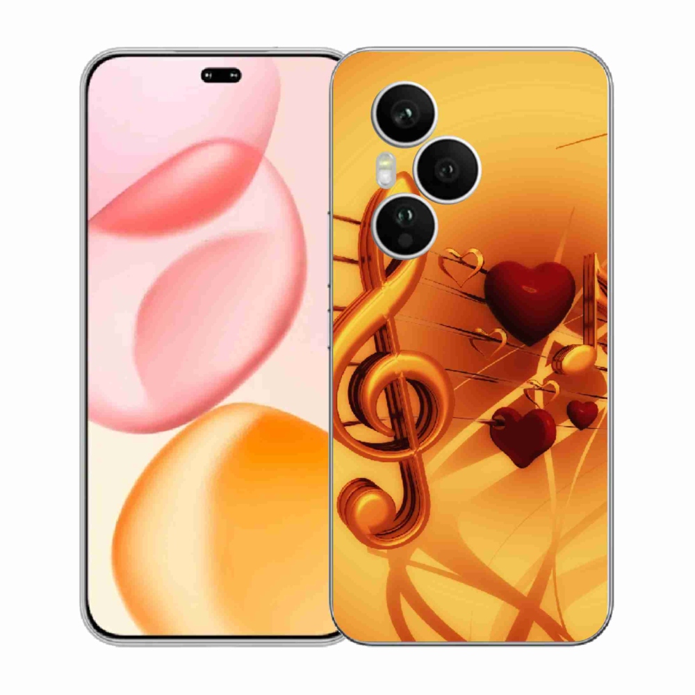 Gelový kryt mmCase na Honor 400 Pro - noty