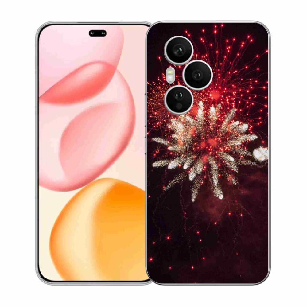 Gelový kryt mmCase na Honor 400 Pro - ohňostroj