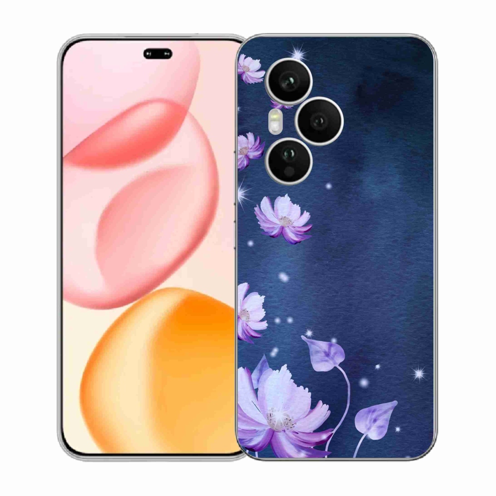 Gelový kryt mmCase na Honor 400 Pro - padající květy