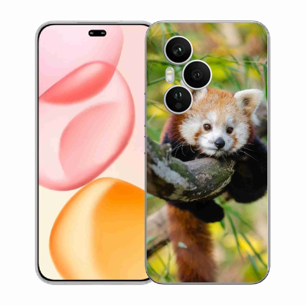 Gelový kryt mmCase na Honor 400 Pro - panda červená