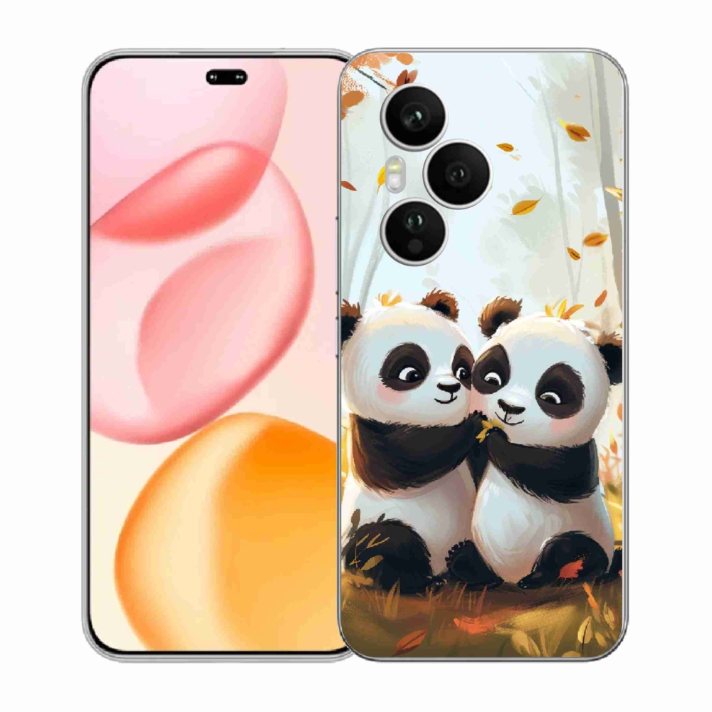 Gelový kryt mmCase na Honor 400 Pro - pandy