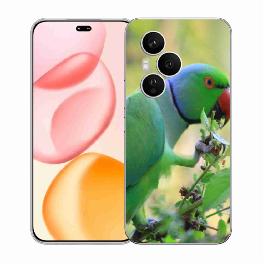 Gelový kryt mmCase na Honor 400 Pro - papoušek alexandr