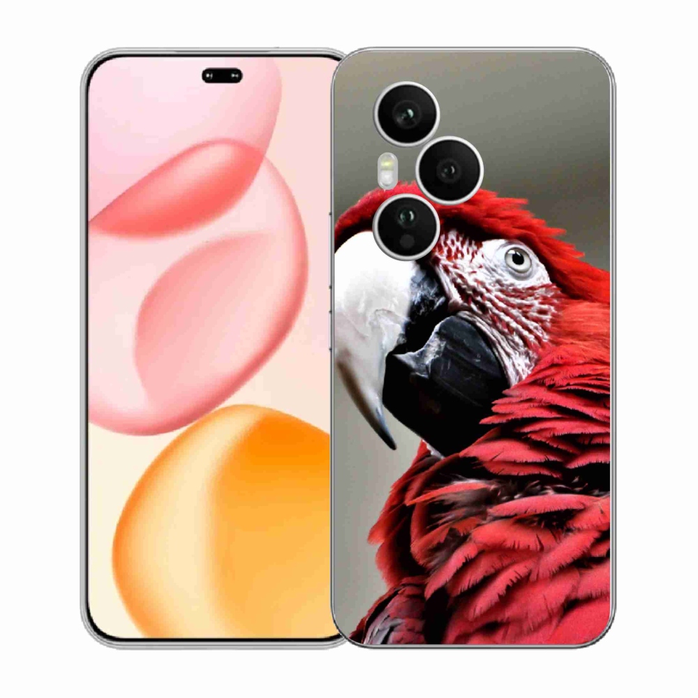 Gelový kryt mmCase na Honor 400 Pro - papoušek ara červený