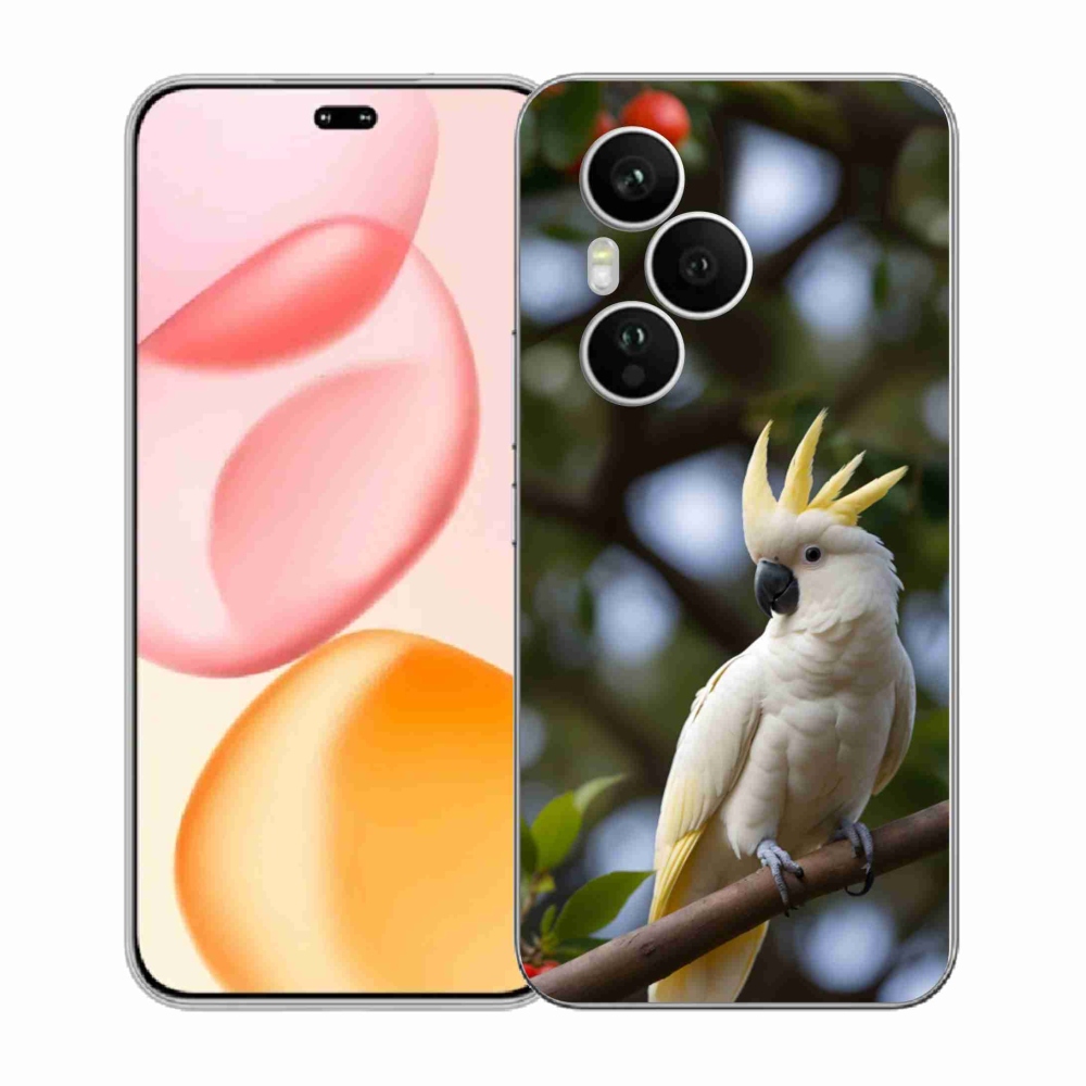 Gelový kryt mmCase na Honor 400 Pro - papoušek kakadu 3