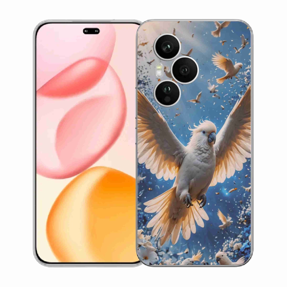 Gelový kryt mmCase na Honor 400 Pro - papoušek kakadu