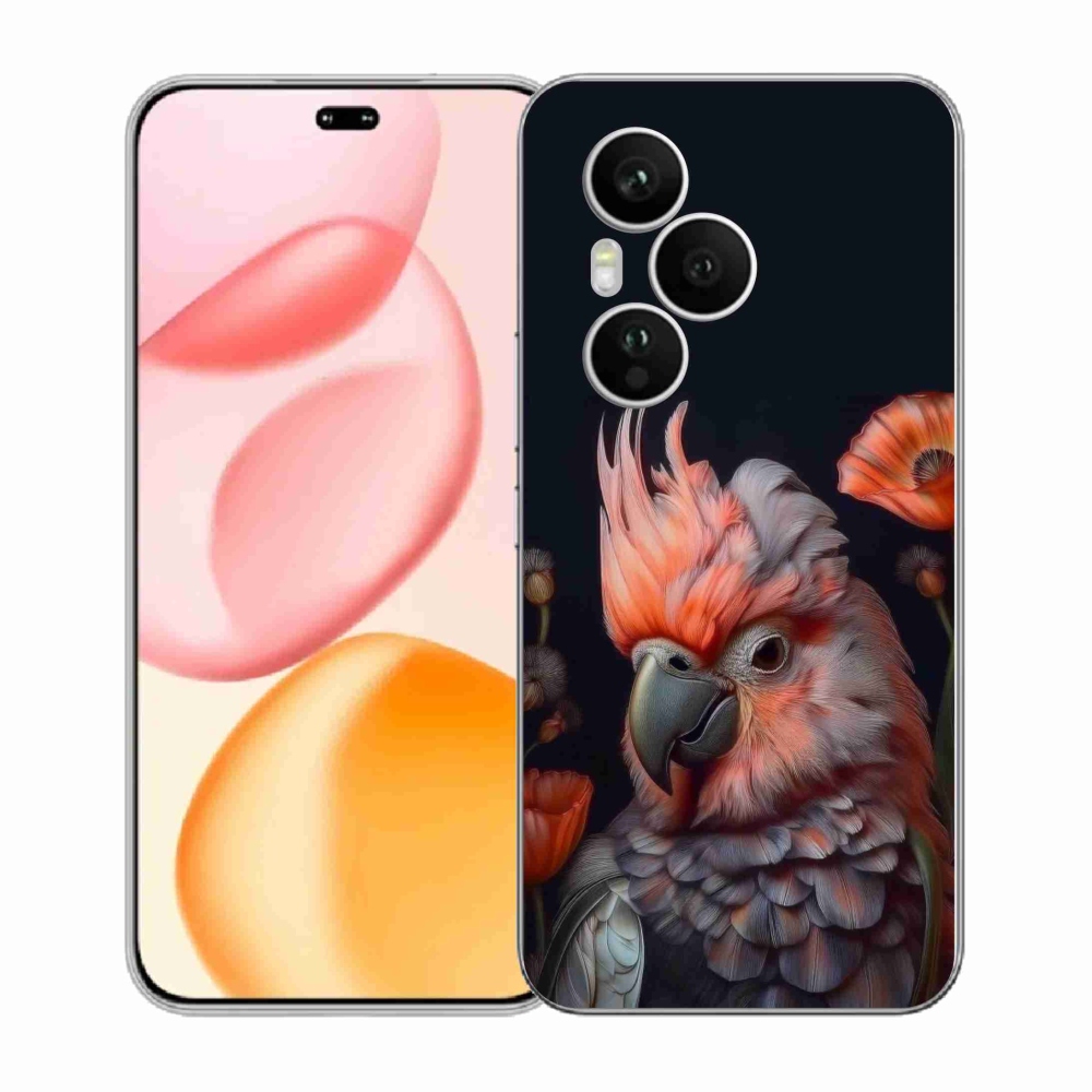 Gelový kryt mmCase na Honor 400 Pro - papoušek kakadu v barvách