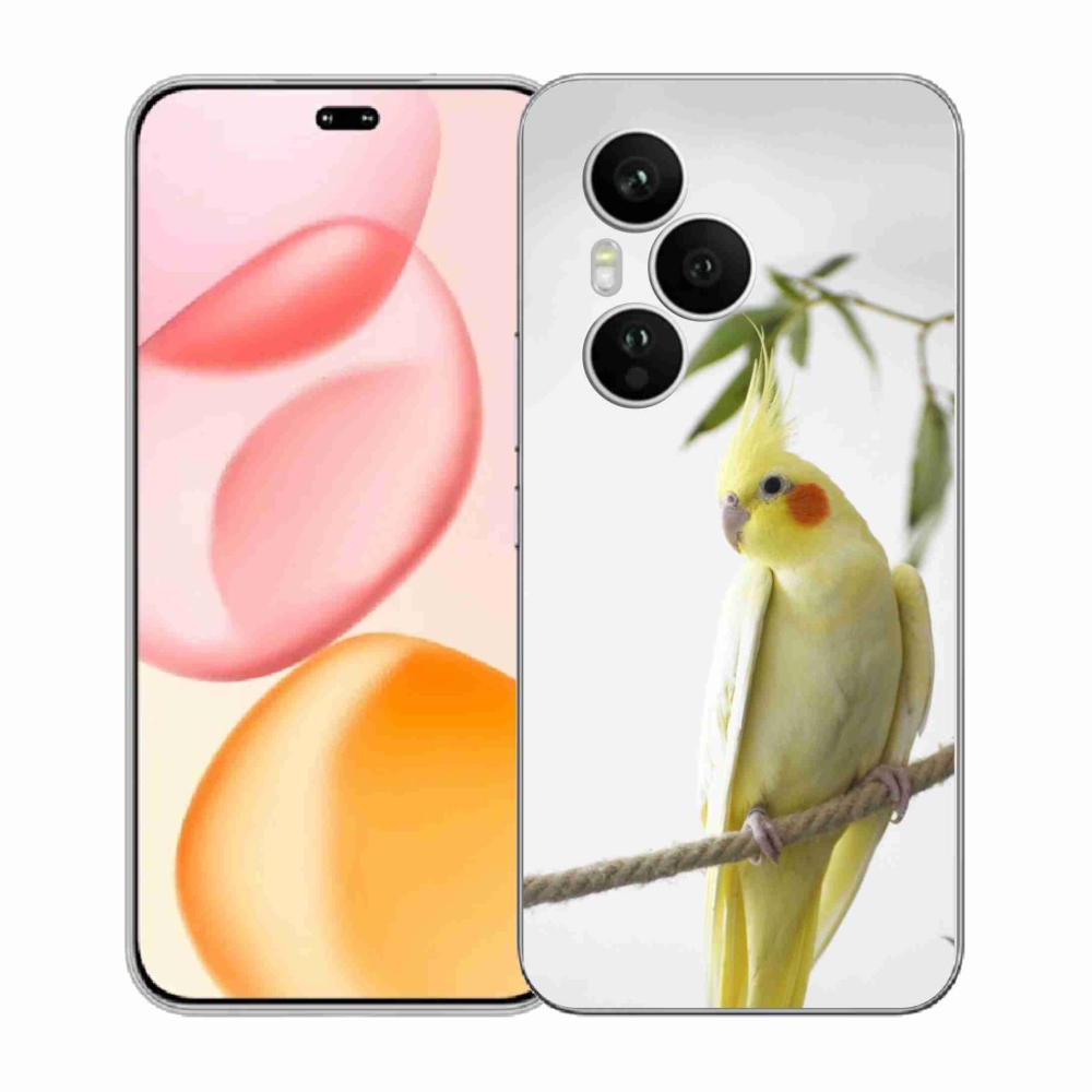 Gelový kryt mmCase na Honor 400 Pro - papoušek korela chocholatá