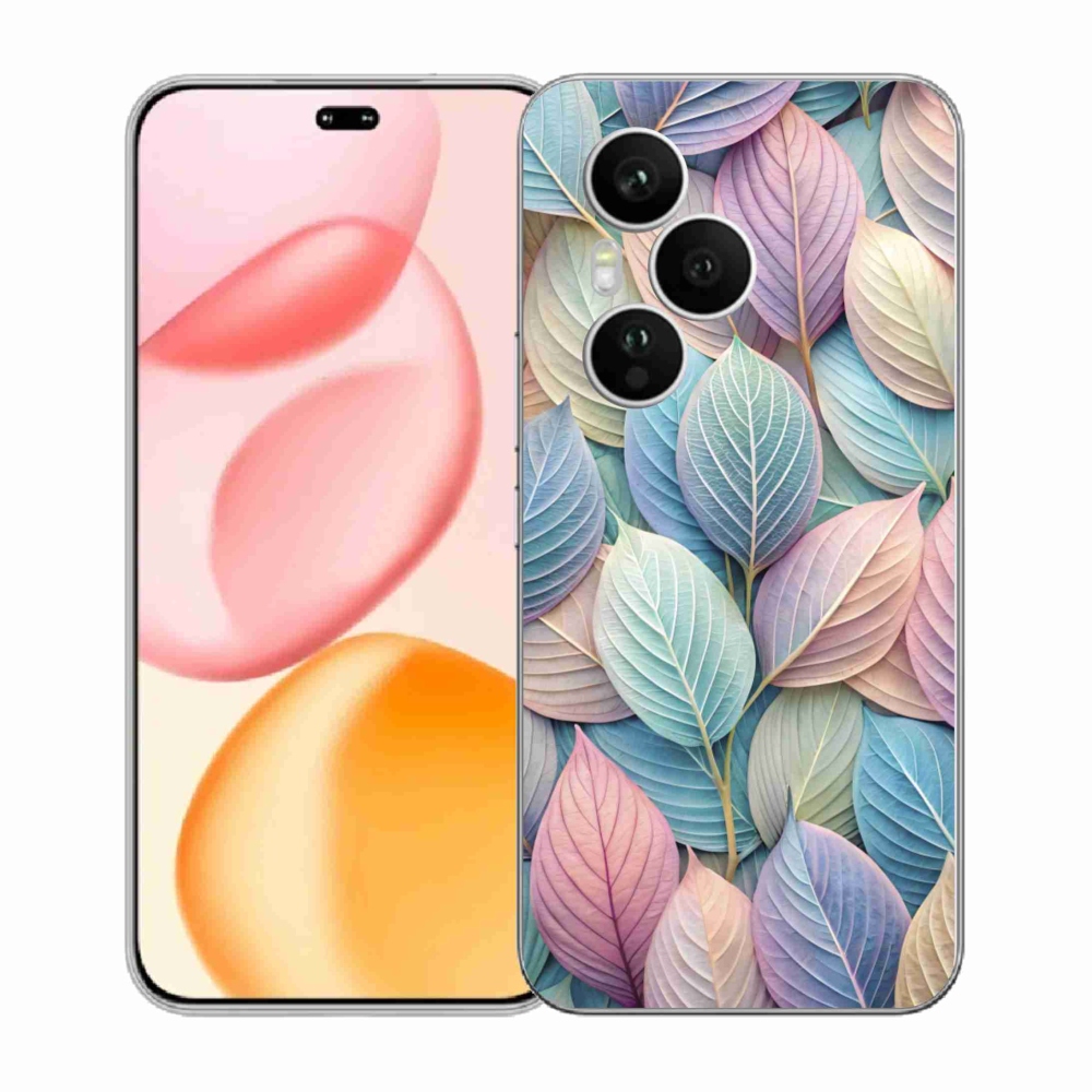 Gelový kryt mmCase na Honor 400 Pro - pastelové listy