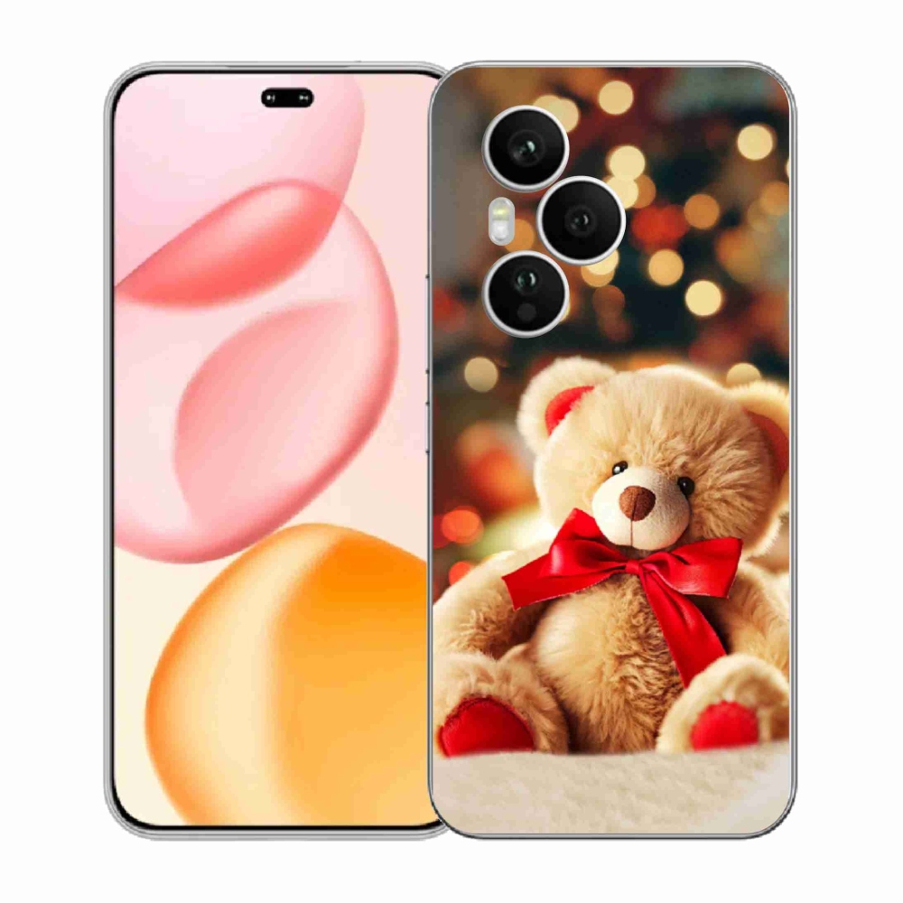 Gelový kryt mmCase na Honor 400 Pro - plyšový medvídek