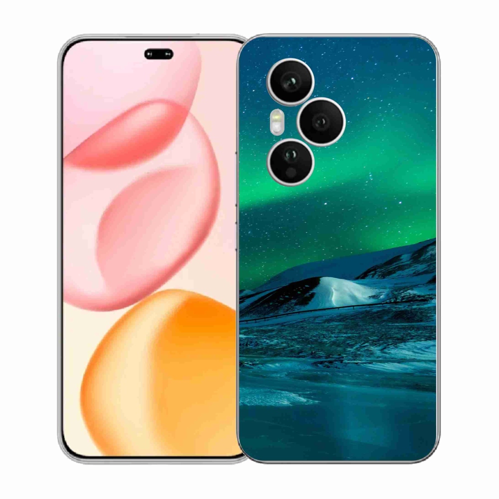 Gelový kryt mmCase na Honor 400 Pro - polární záře