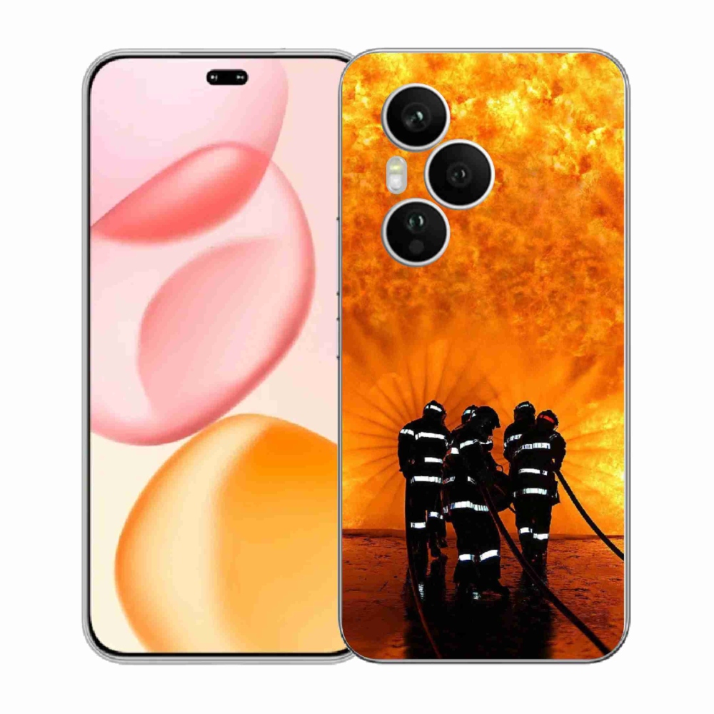 Gelový kryt mmCase na Honor 400 Pro - požár