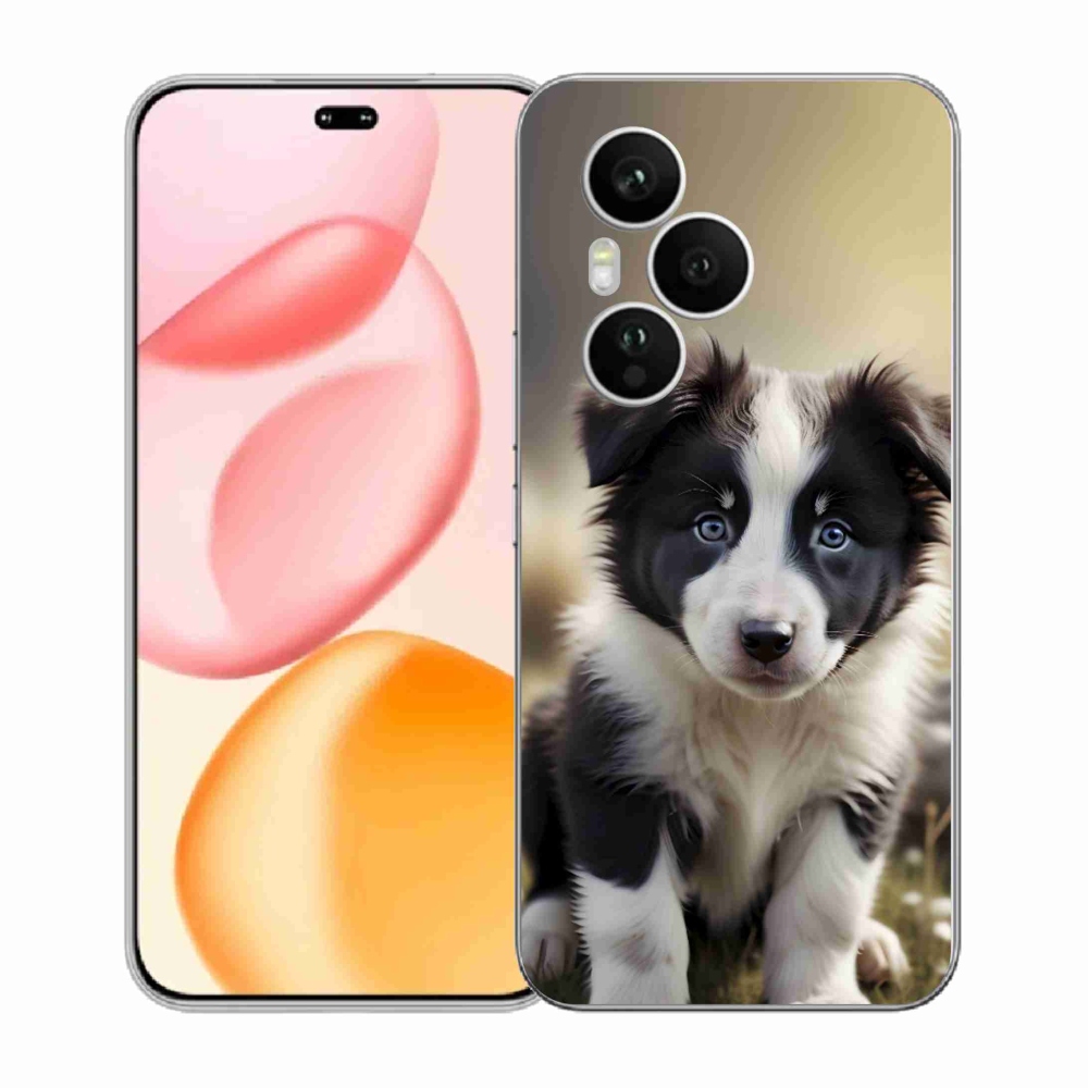 Gelový kryt mmCase na Honor 400 Pro - roztomilá border kolie