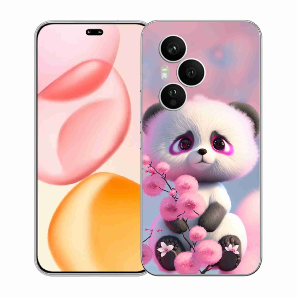Gelový kryt mmCase na Honor 400 Pro - roztomilá panda 1