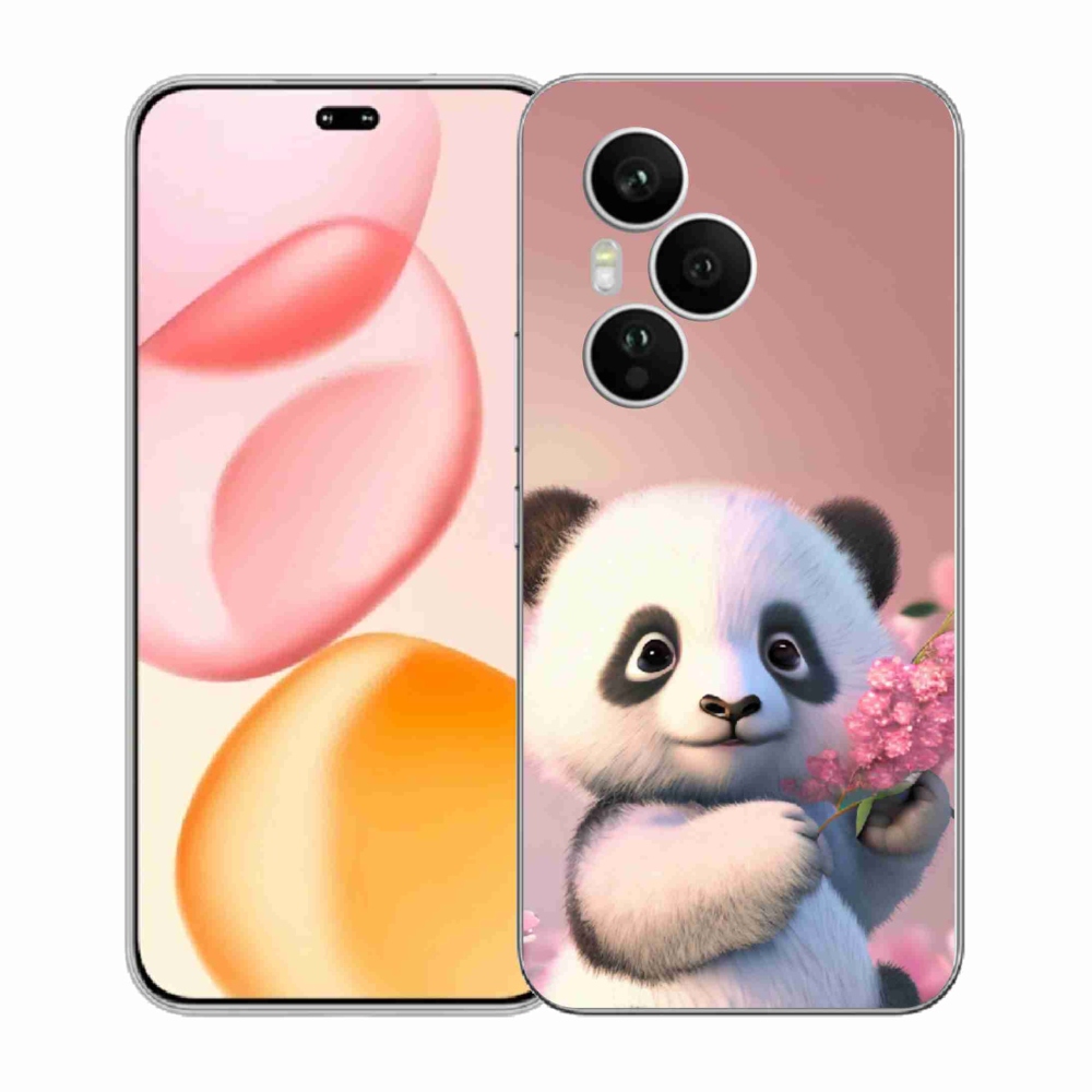 Gelový kryt mmCase na Honor 400 Pro - roztomilá panda