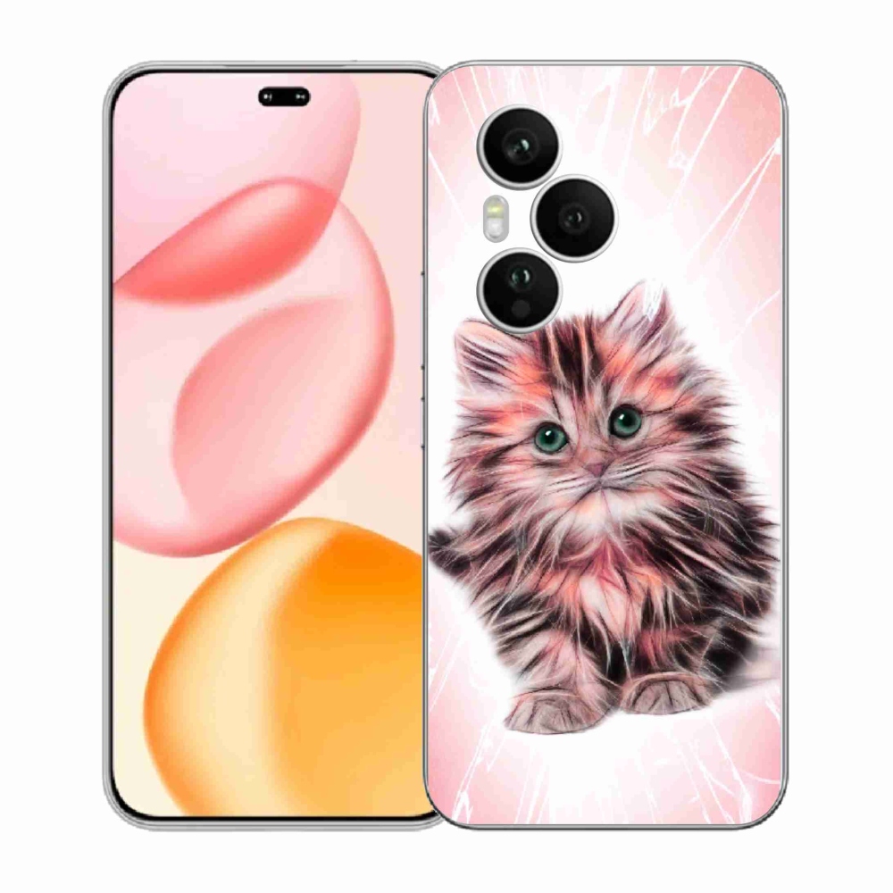 Gelový kryt mmCase na Honor 400 Pro - roztomilé kotě