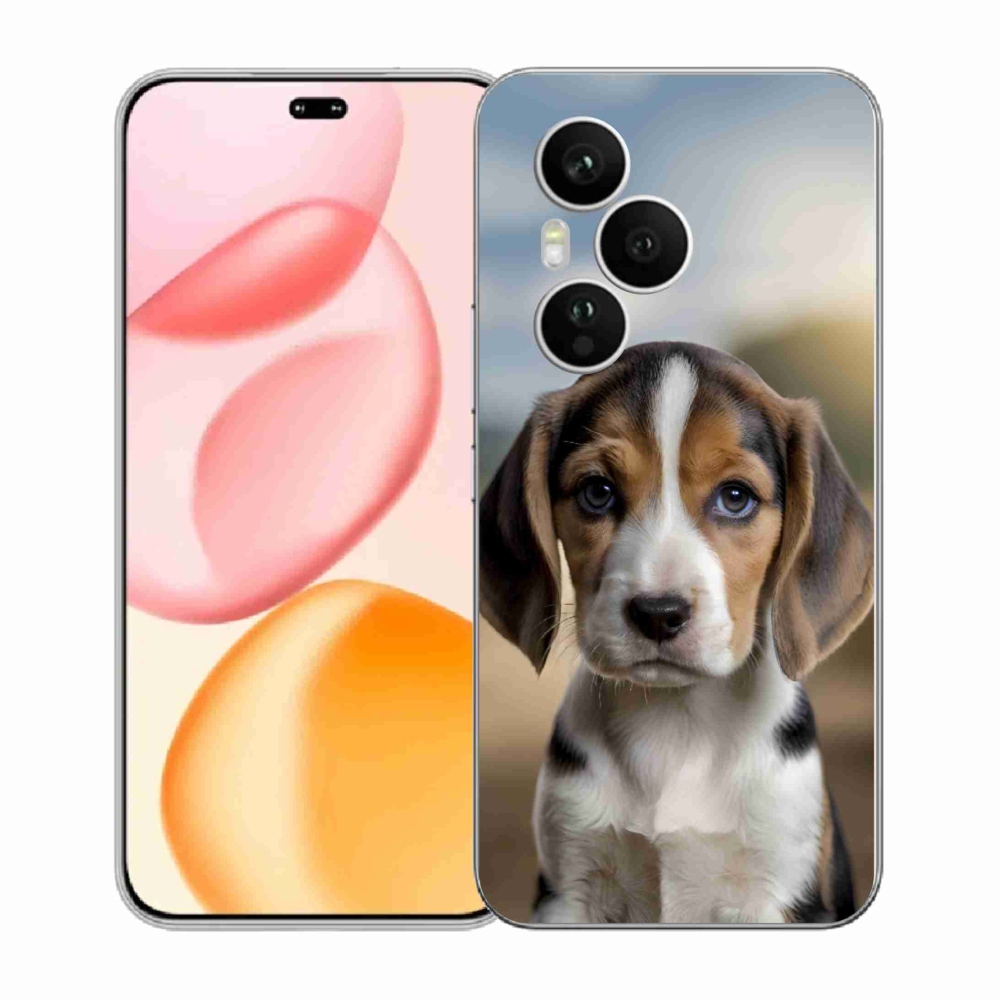 Gelový kryt mmCase na Honor 400 Pro - roztomilý bígl